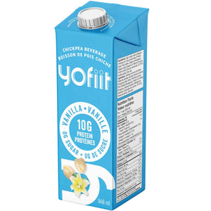 Yofiit High Protein Chickpea Milk Unsweetened Vanilla 946mL