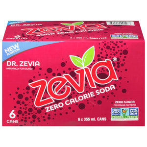 Zevia Zero Calorie Dr. Zevia Soda 6pk