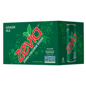 Zevia Zero Calorie Ginger Ale 6pk