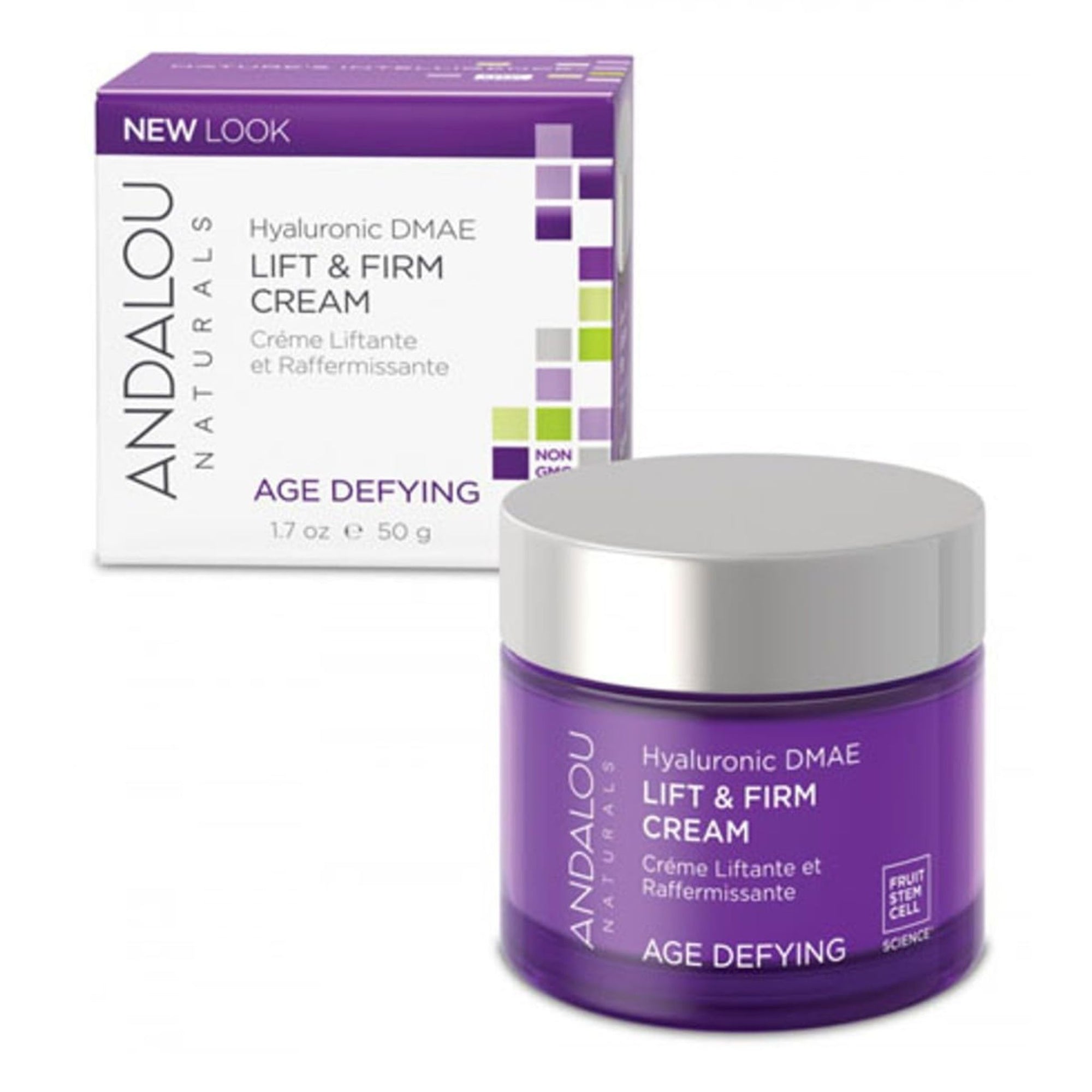 Andalou Age Defying Hyaluronic DMAE Lift & Firm Cream 50g