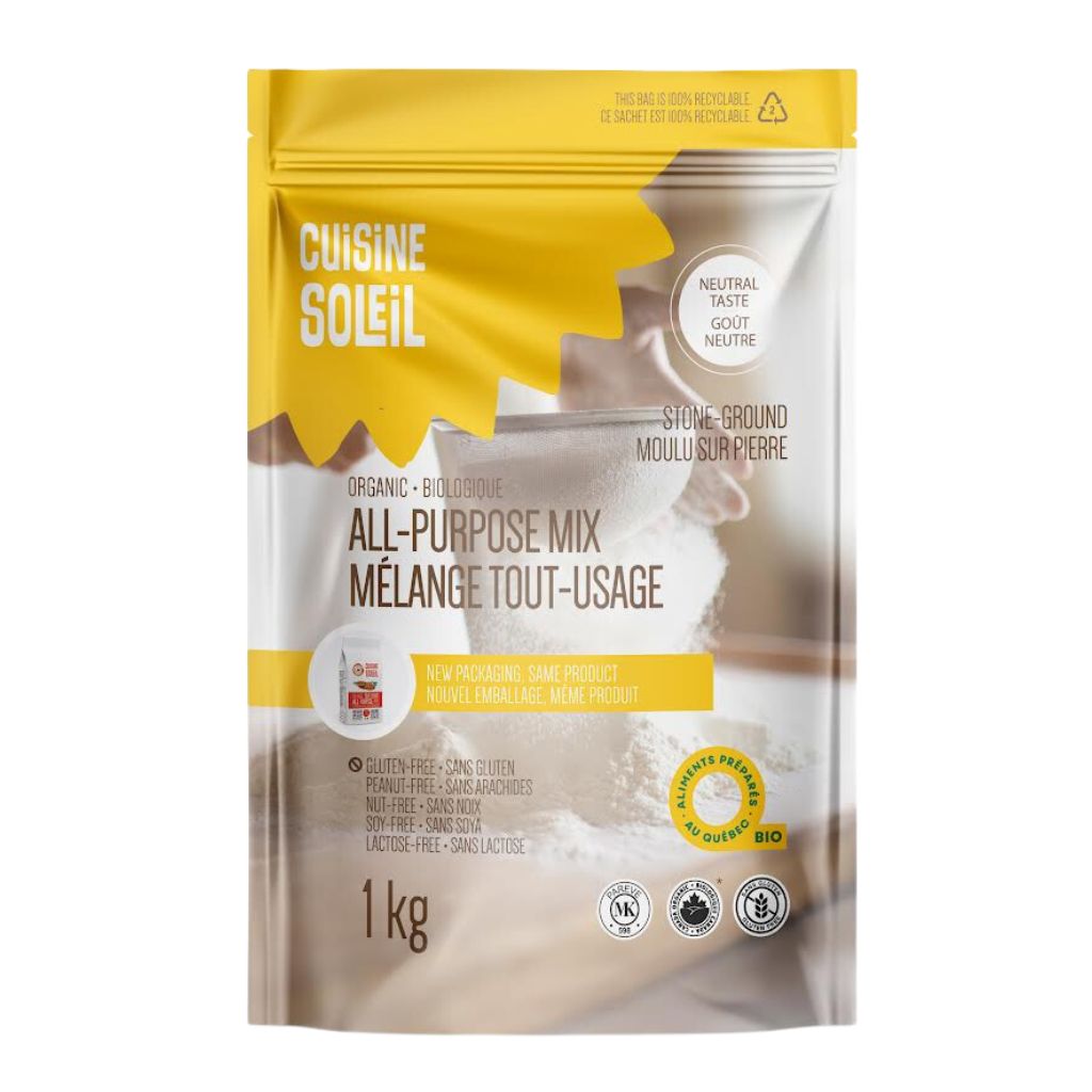 product image of Cuisine Soleil All-Purpose Mix - Organic, gluten free flour blend - 1kg sized bag. 