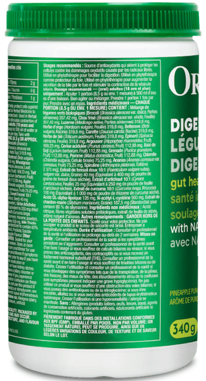 Organika Digest Greens Pineapple Fruit Punch - 340g