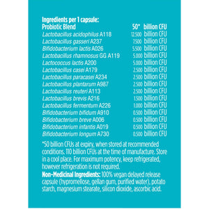 Genuine Health Advanced Gut Health Probiotic Women's Daily 50 Billion CFU 30s