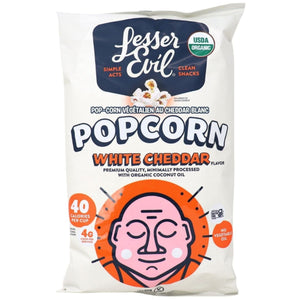 Lesser Evil Organic Popcorn - No Cheese Cheesiness 142g