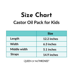 Queen of the Thrones Kids Castor Oil Pack
