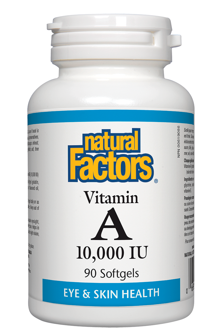 Natural Factors Vitamin A 10,000 IU 90s
