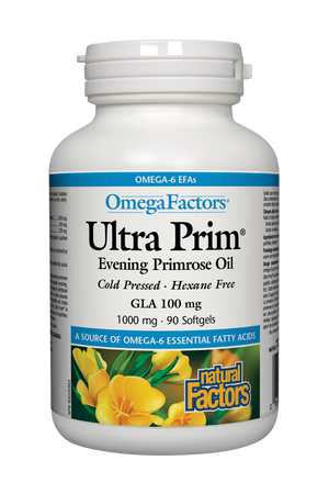 Natural Factors Ultra Prim Evening Primrose Oil 1000 mg 90s