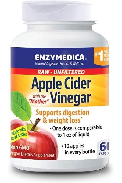Enzymedica Apple Cider Vinegar with the Mother  60s