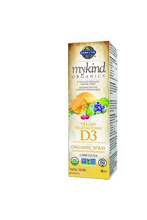 Garden of Life mykind Organics Vegan D3 Organic Spray Vanilla 58ml