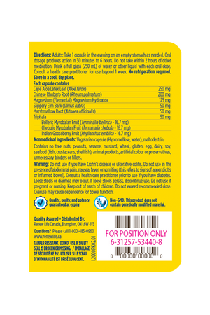 RenewLife CleanseMORE, Constipation Relief 60s