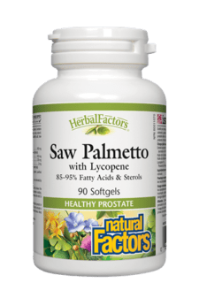Natural Factors Saw Palmetto with Lycopene 90s
