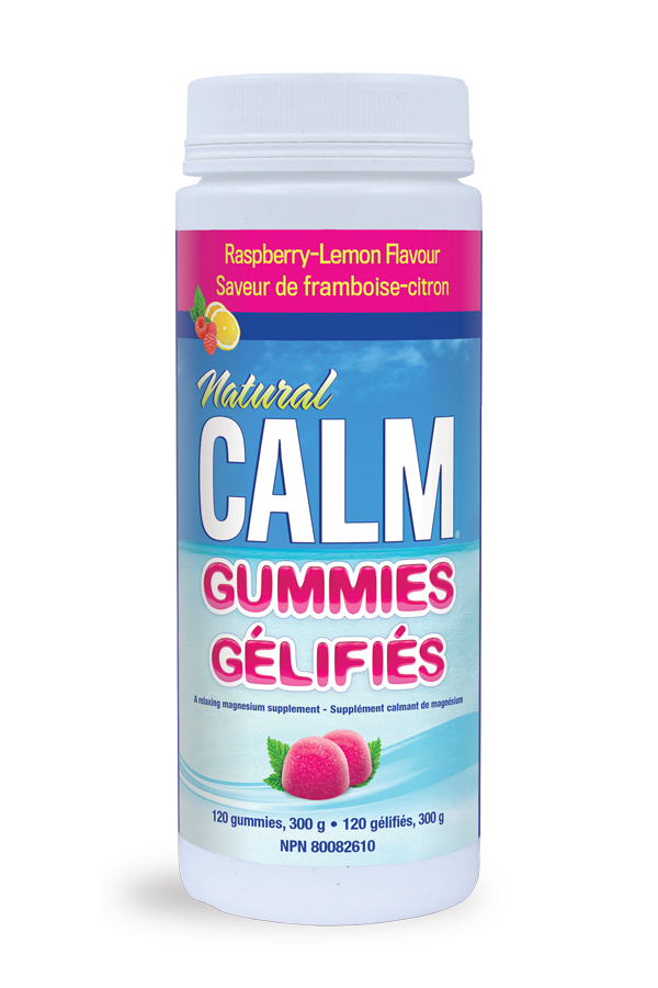 Natural Calm Gummies 120s - Raspberry-Lemon Flavour