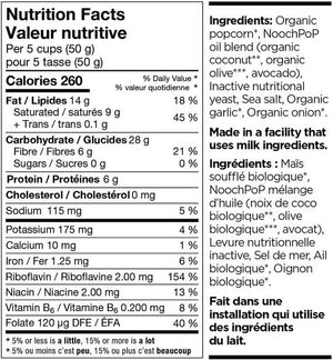 Nooch Popcorn - Kinda Garlic & Cheesy