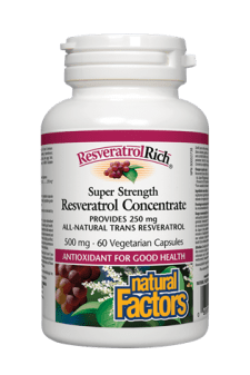 Natural Factors ResveratrolRich Super Strength 60s