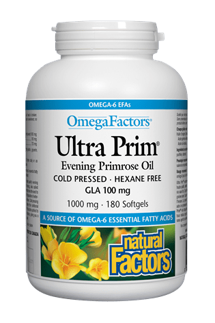 Natural Factors Ultra Prim Evening Primrose Oil 1000 mg 180s