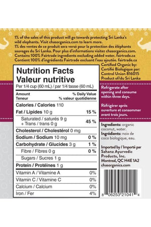 Cha's Organics Premium Coconut Milk 400ml