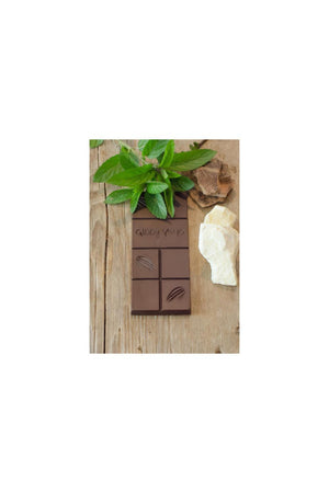 Giddy Yo Mint Hundo 100% Dark Chocolate Bar Certified Organic 60g