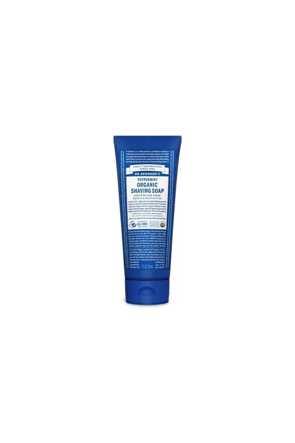 Dr Bronner's Shave Soap Peppermint 207ml