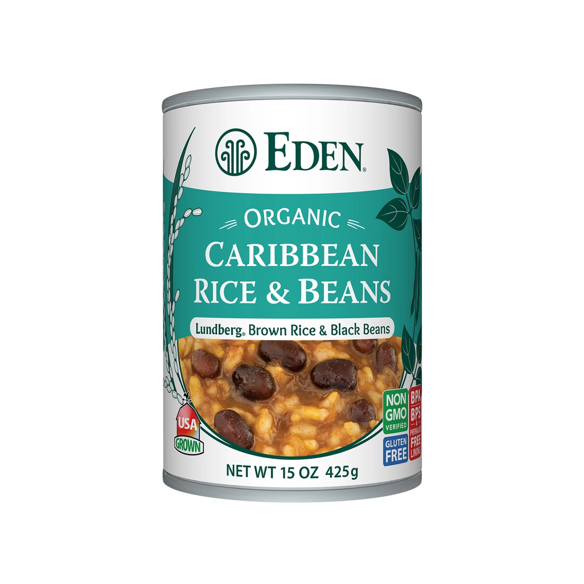 Eden Organic Caribbean Rice & Black Beans 425g