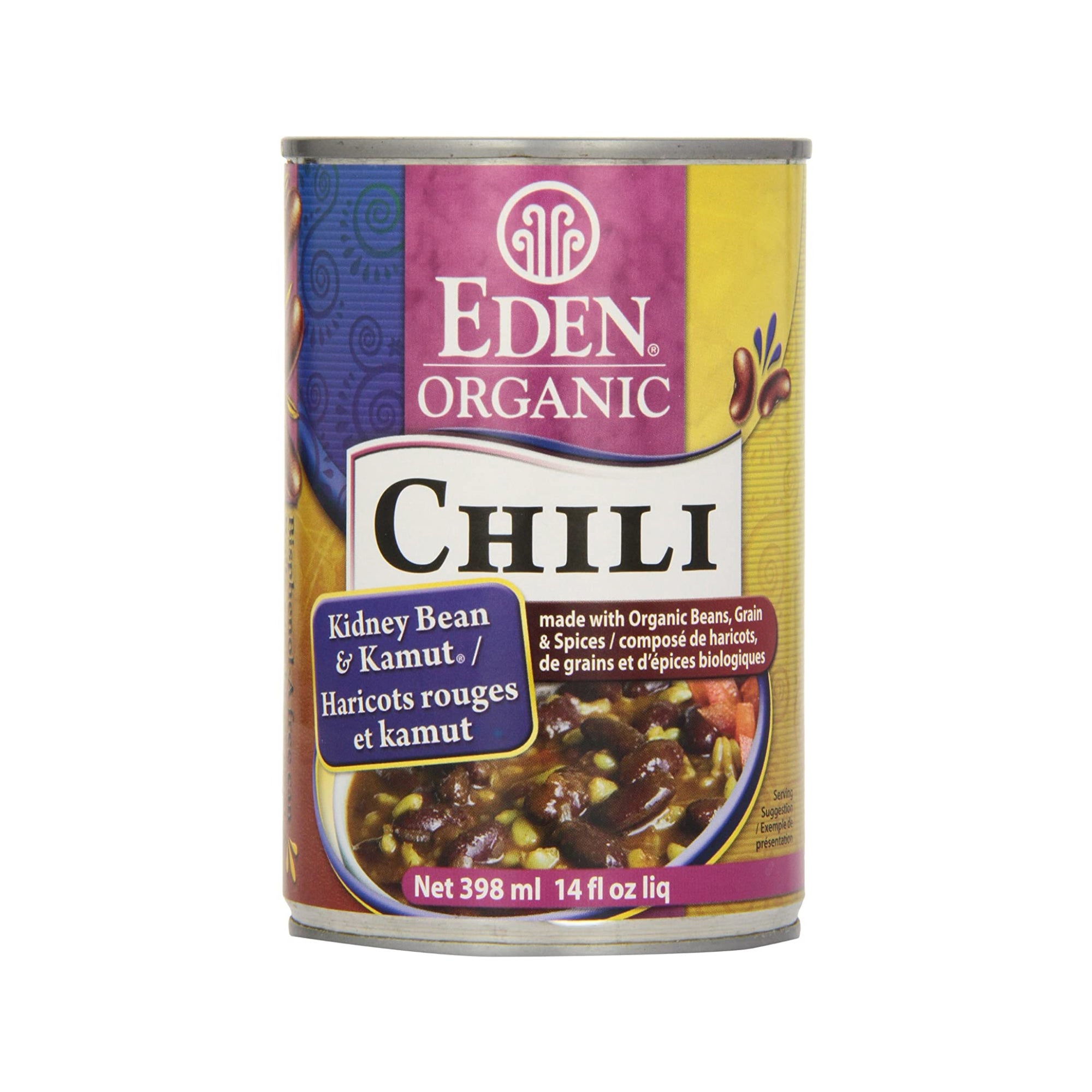 Eden Organic Chili Kidney Beans & Kamut 398ml