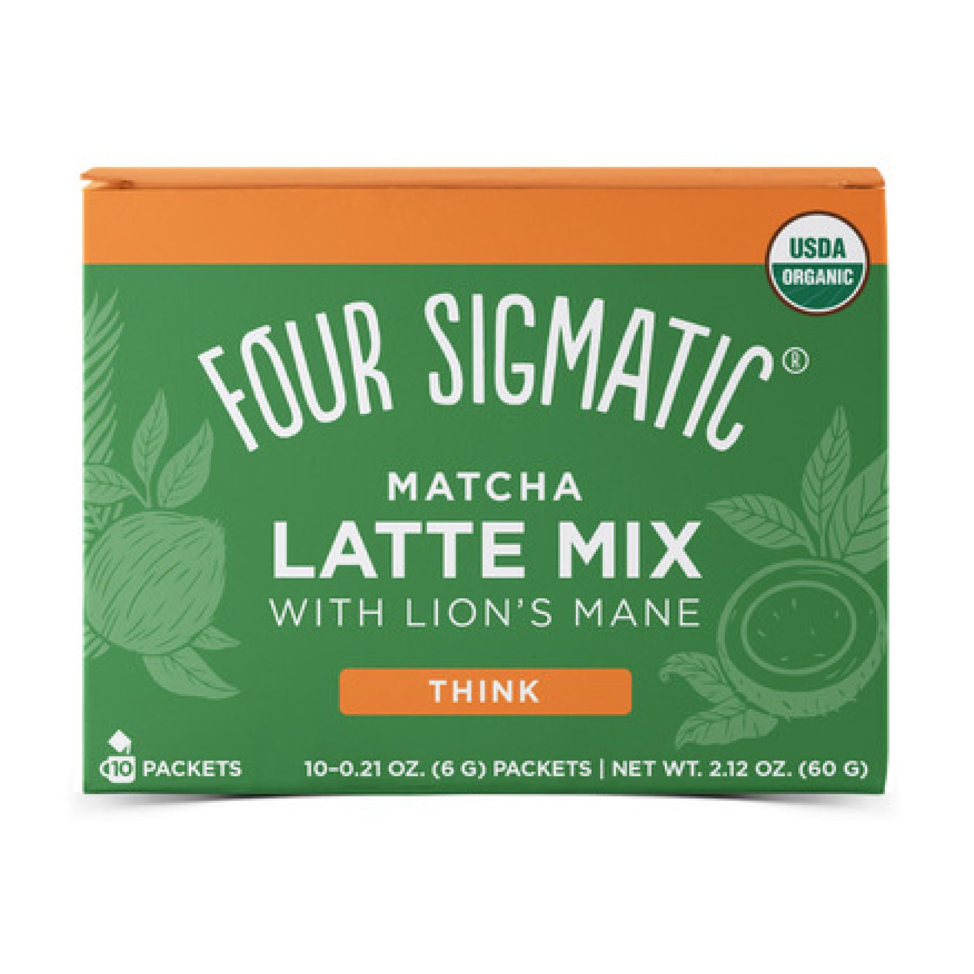 Four Sigmatic Organic Matcha Latte Mix with Lion's Mane (1 Packet)