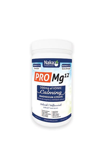 Naka Pro Mg12 Calming Magnesium Citrate Natural Flavour 250g