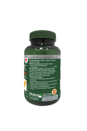 Naka Platinum Organic Whole Root Turmeric 120s Bonus Size (90 + 30 Free)