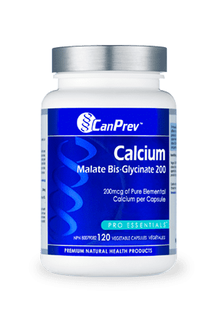 CanPrev Calcium Malate Bis-Glycinate 200 120s