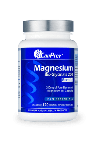 CanPrev Magnesium Bis-Glycinate 200 Gentle 120s