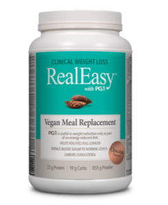 Natural Factors Vegan RealEasy PGX Chocolate 855g