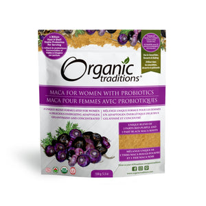 Organic Traditions Maca for Women with Probiotics 150g