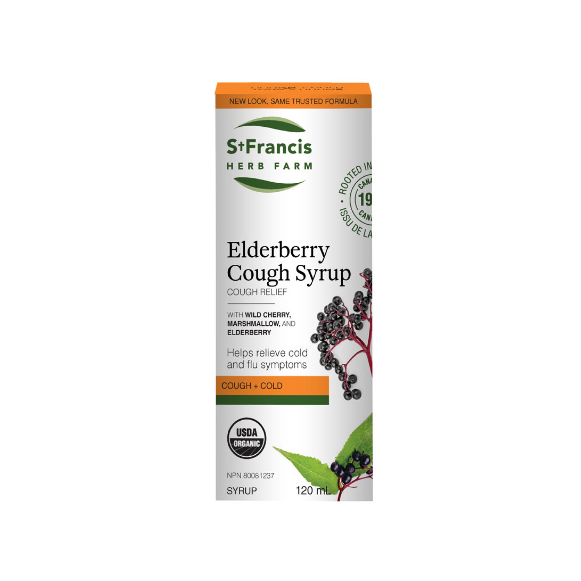 St. Francis Elderberry Cough Syrup Adults 120ml