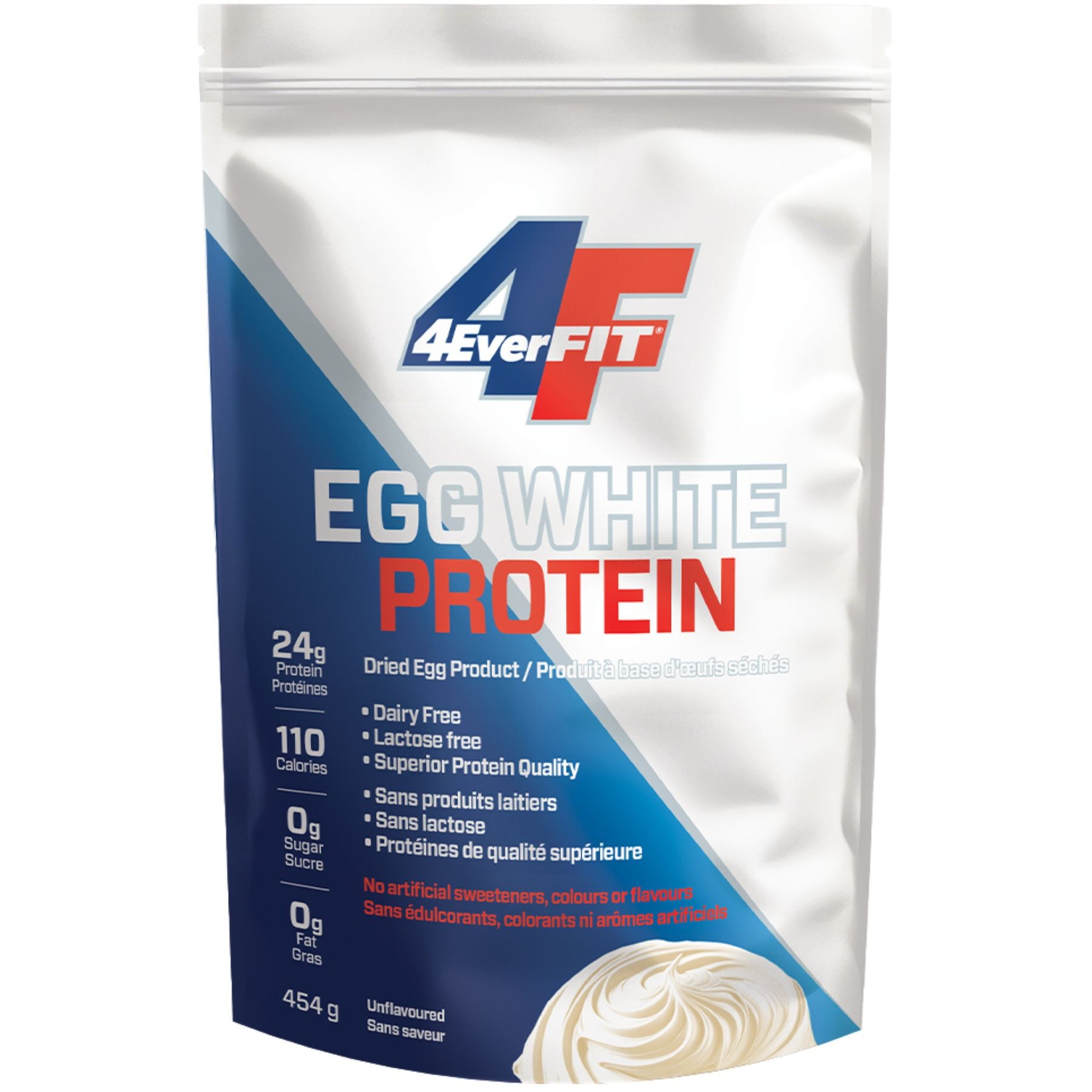 4EverFit Egg White Protein Powder Unflavoured 454g