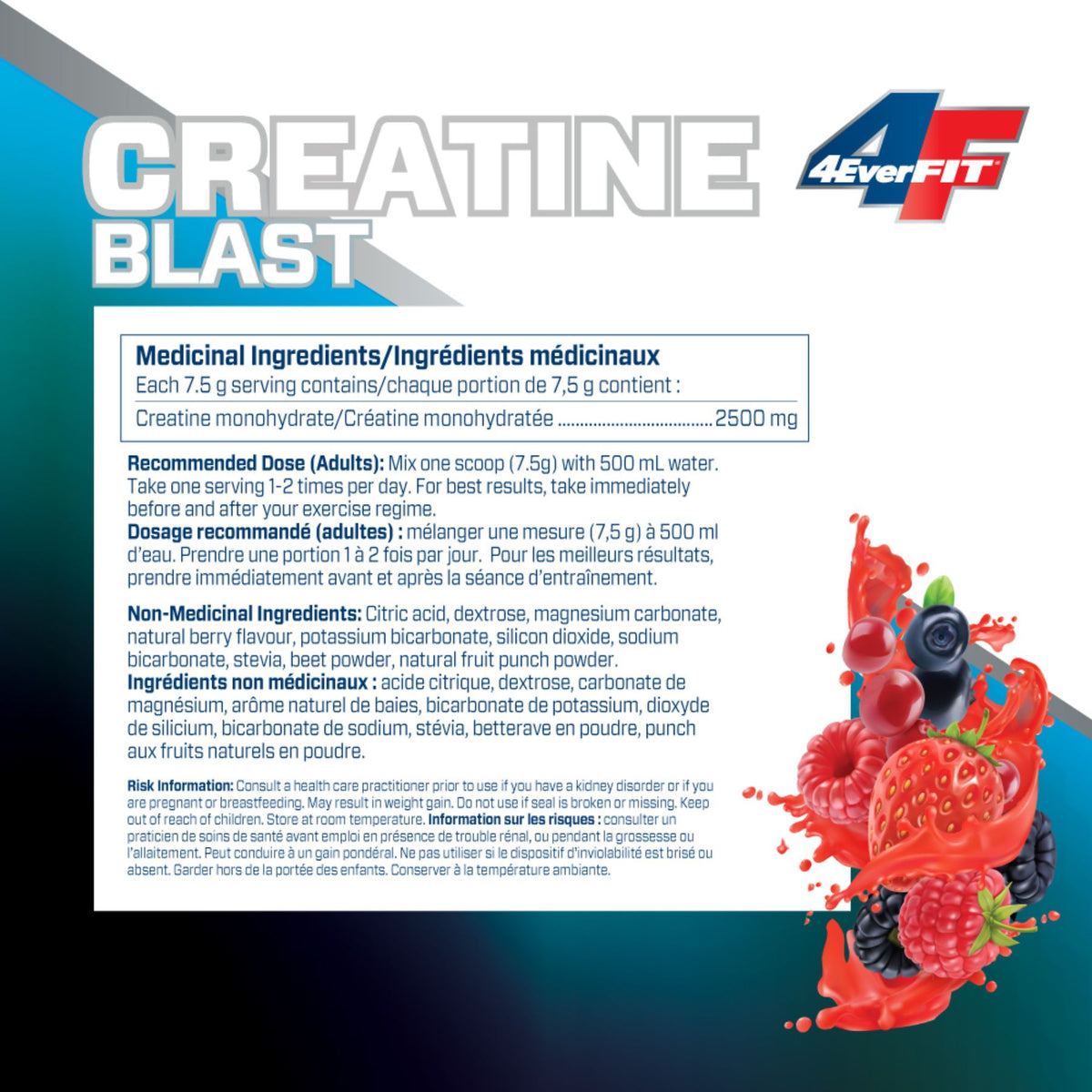 4EverFit Creatine Blast Berry Burst 300g