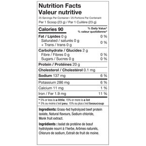 ALT Nutrition Grass-fed Beef Protein Isolate Raspberry Lemonade 575g