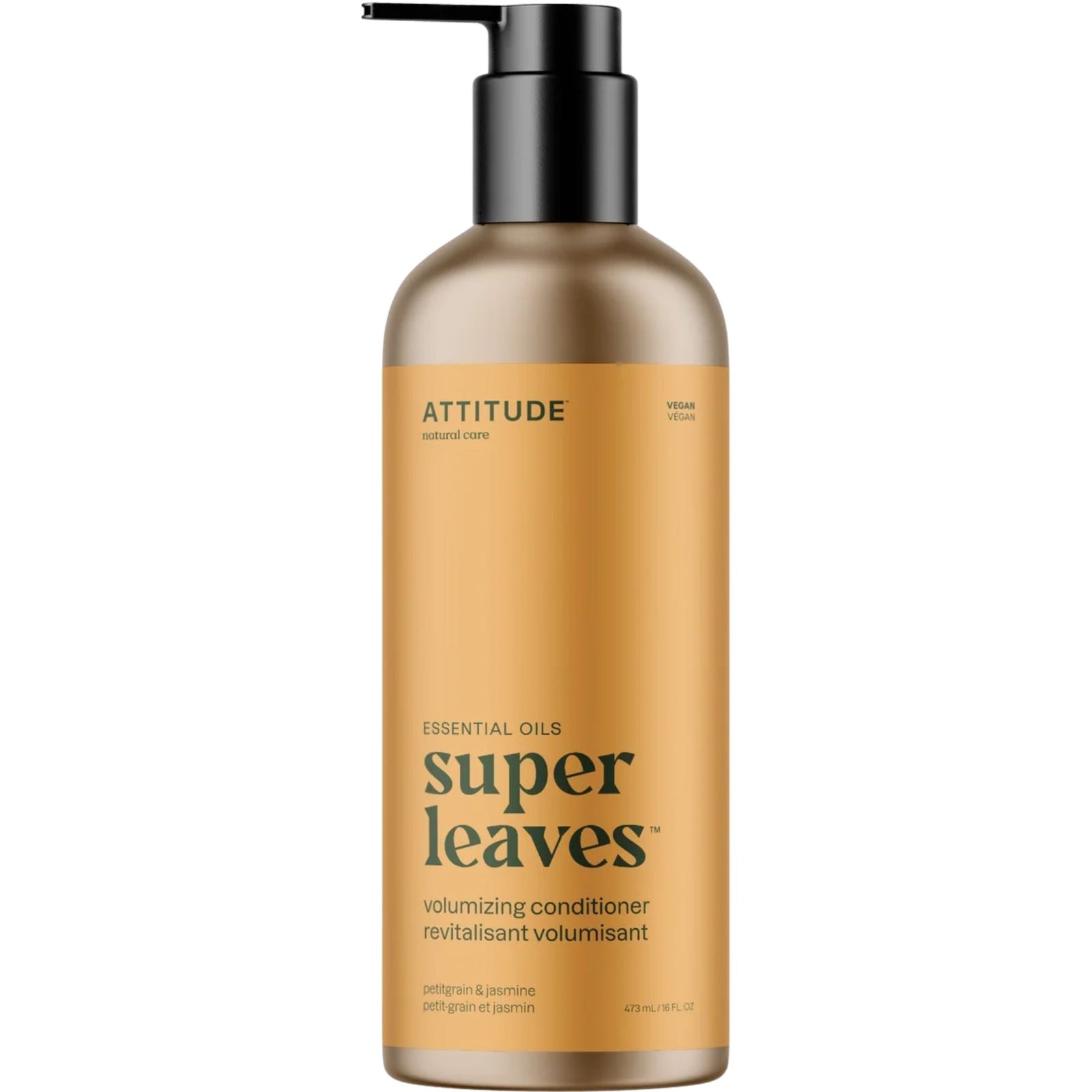 Attitude Super Leaves Volumizing Conditioner, Petitgrain & Jasmine 473mL