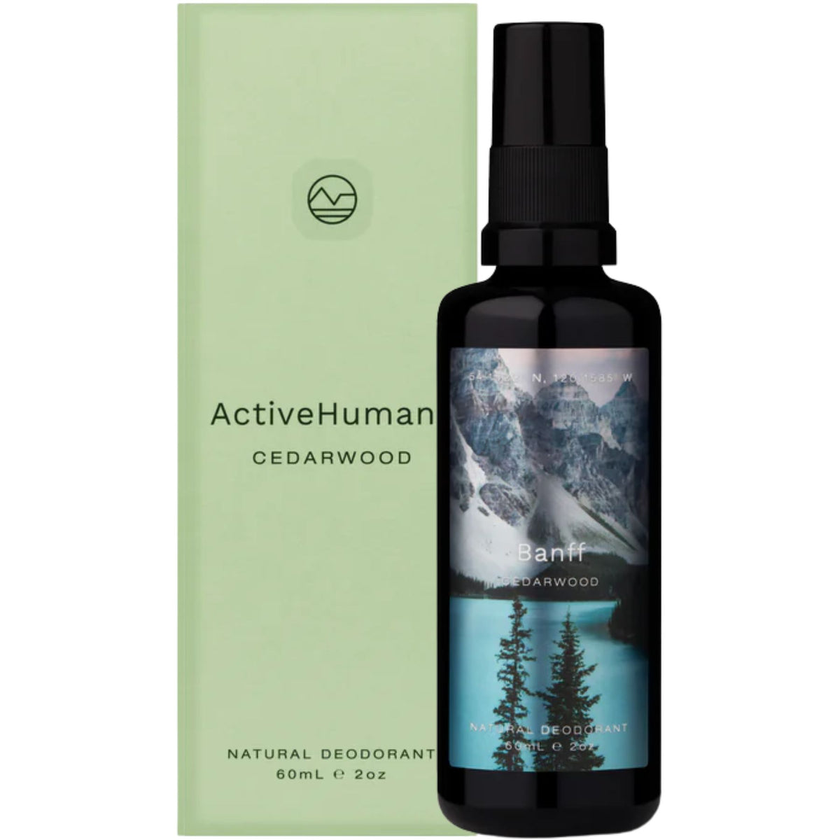 Active Humans Deodorant Spray Cedarwood 60mL