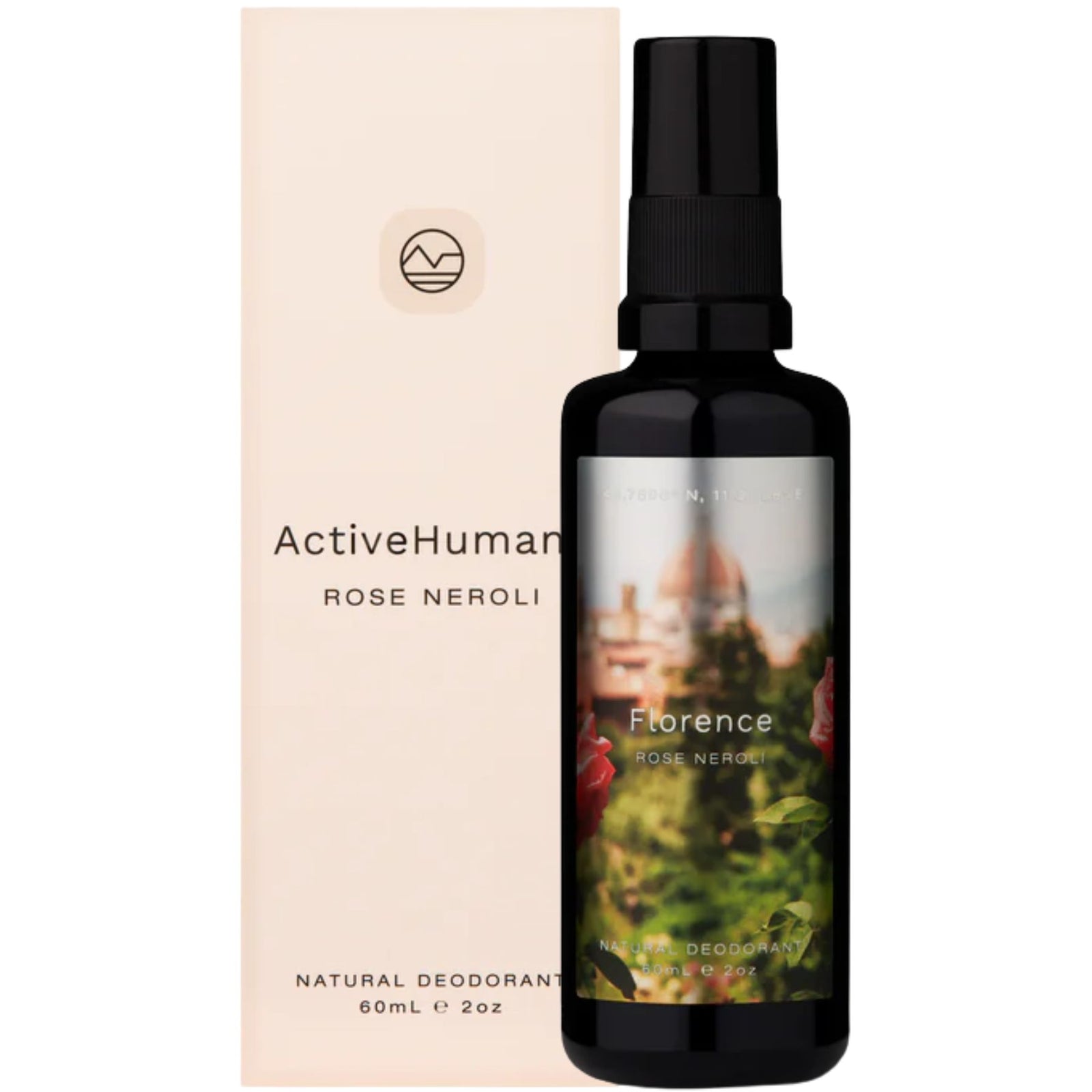 Active Humans Deodorant Spray Rose Neroli 60mL