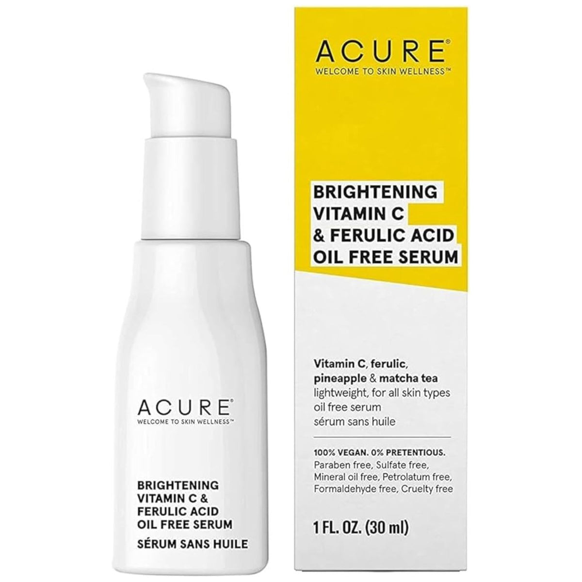 Acure Brightening Glowing Serum 30ml