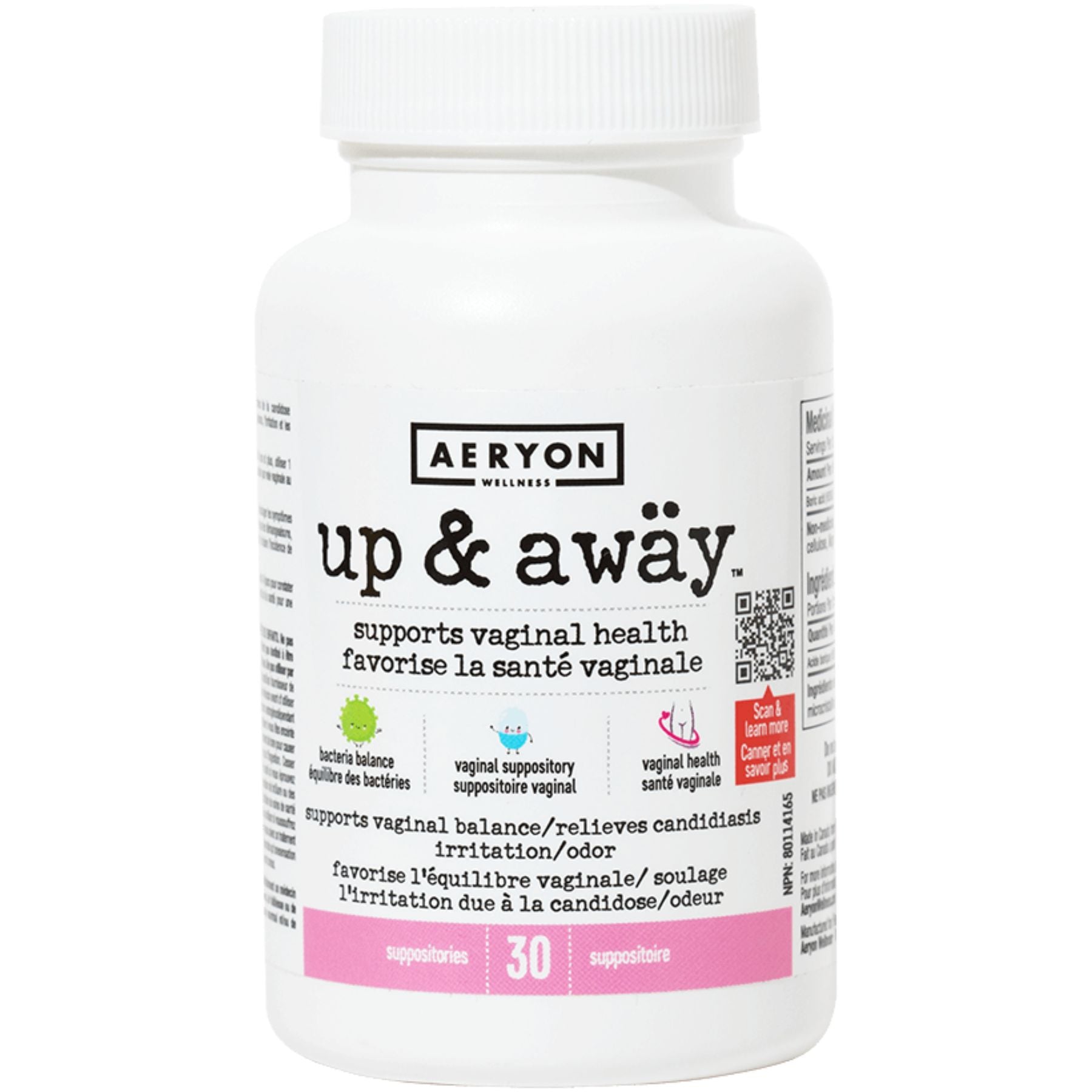 Aeryon Wellness Up & Away 30ct (Suppositories)