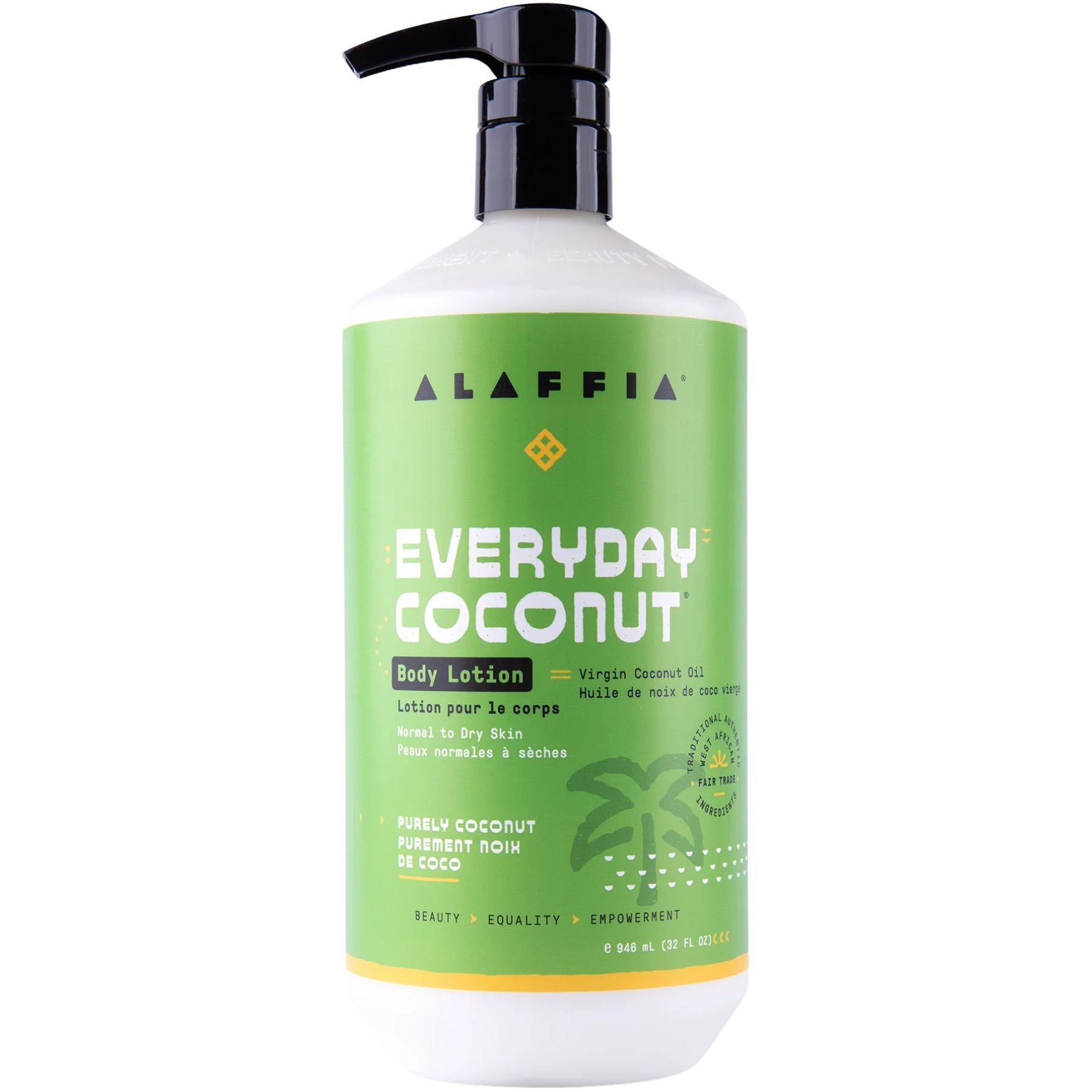 Alaffia EveryDay Coconut Body Lotion - Purely Coconut 950mL