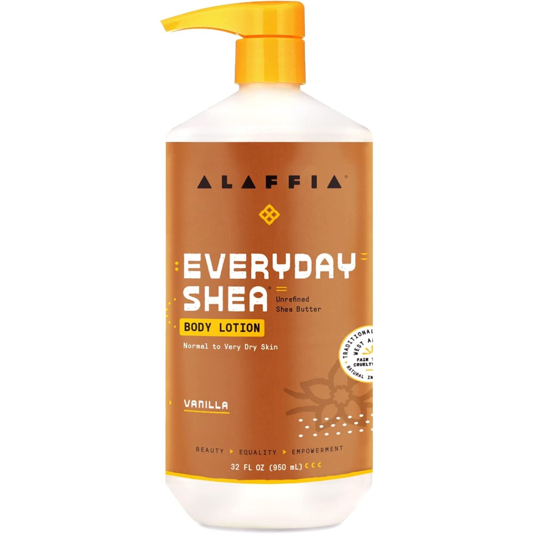 Alaffia EveryDay Shea Body Lotion - Vanilla 950mL