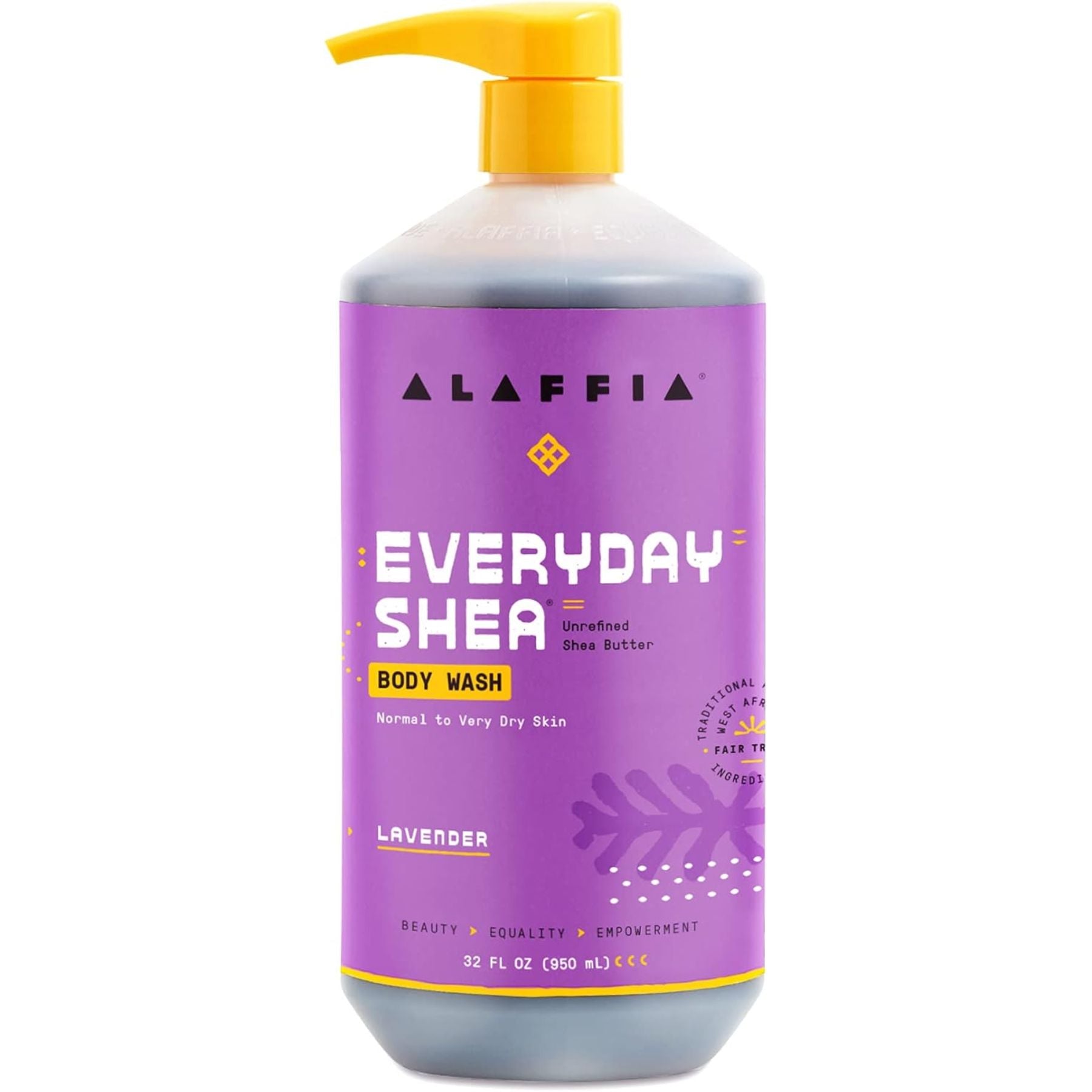 Alaffia EveryDay Shea Body Wash - Lavender 950mL