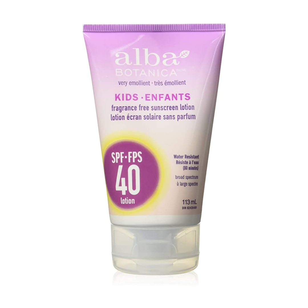Alba sunscreen kids SPF40 113ml bottle
