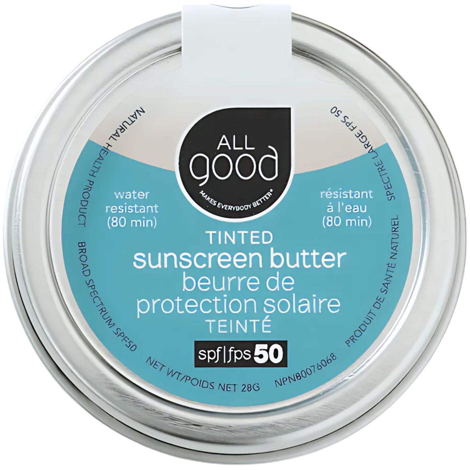 All Good SPF50 Tinted Mineral Sunscreen Butter 28g