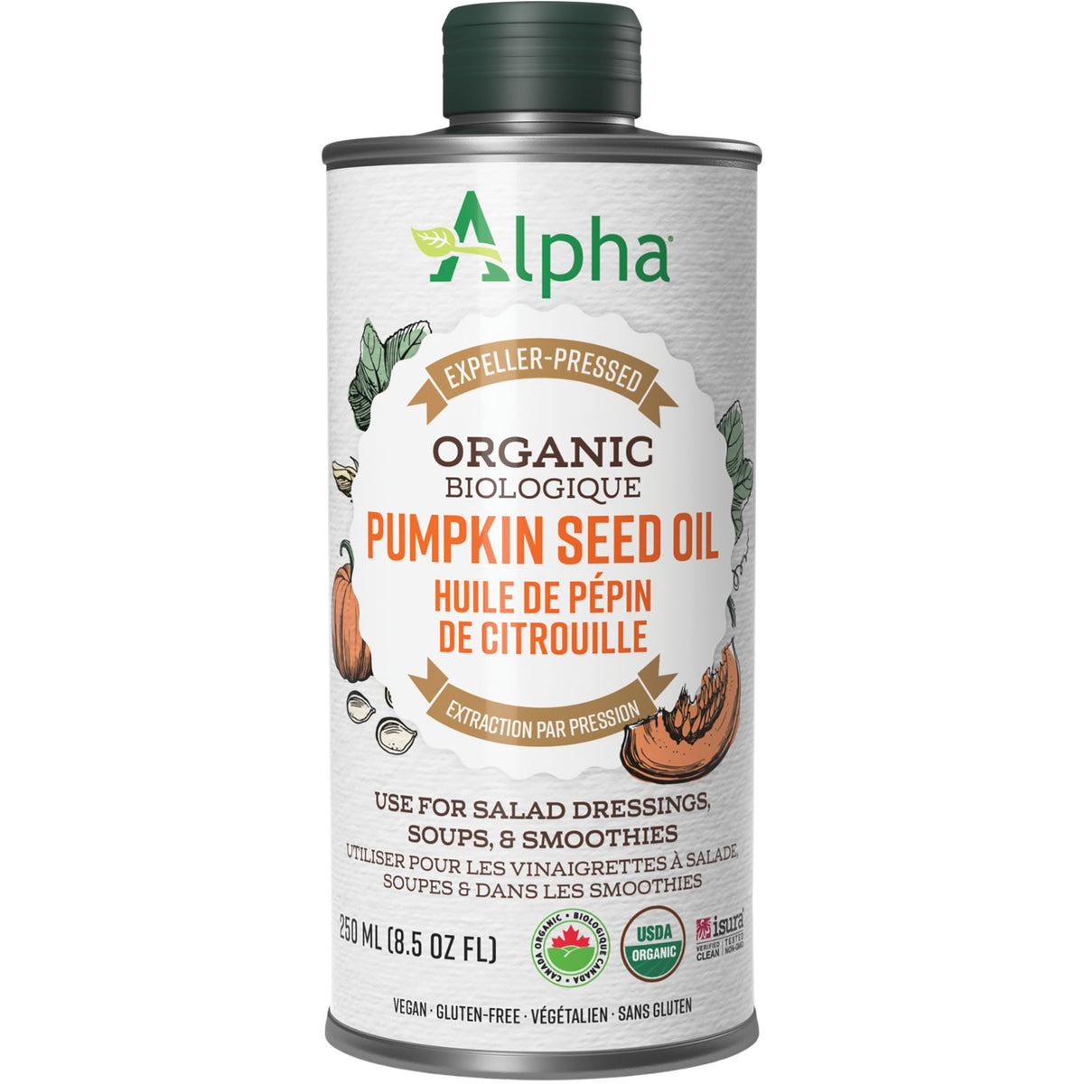 Alpha Organic Pumpkin Seed Oil 250mL