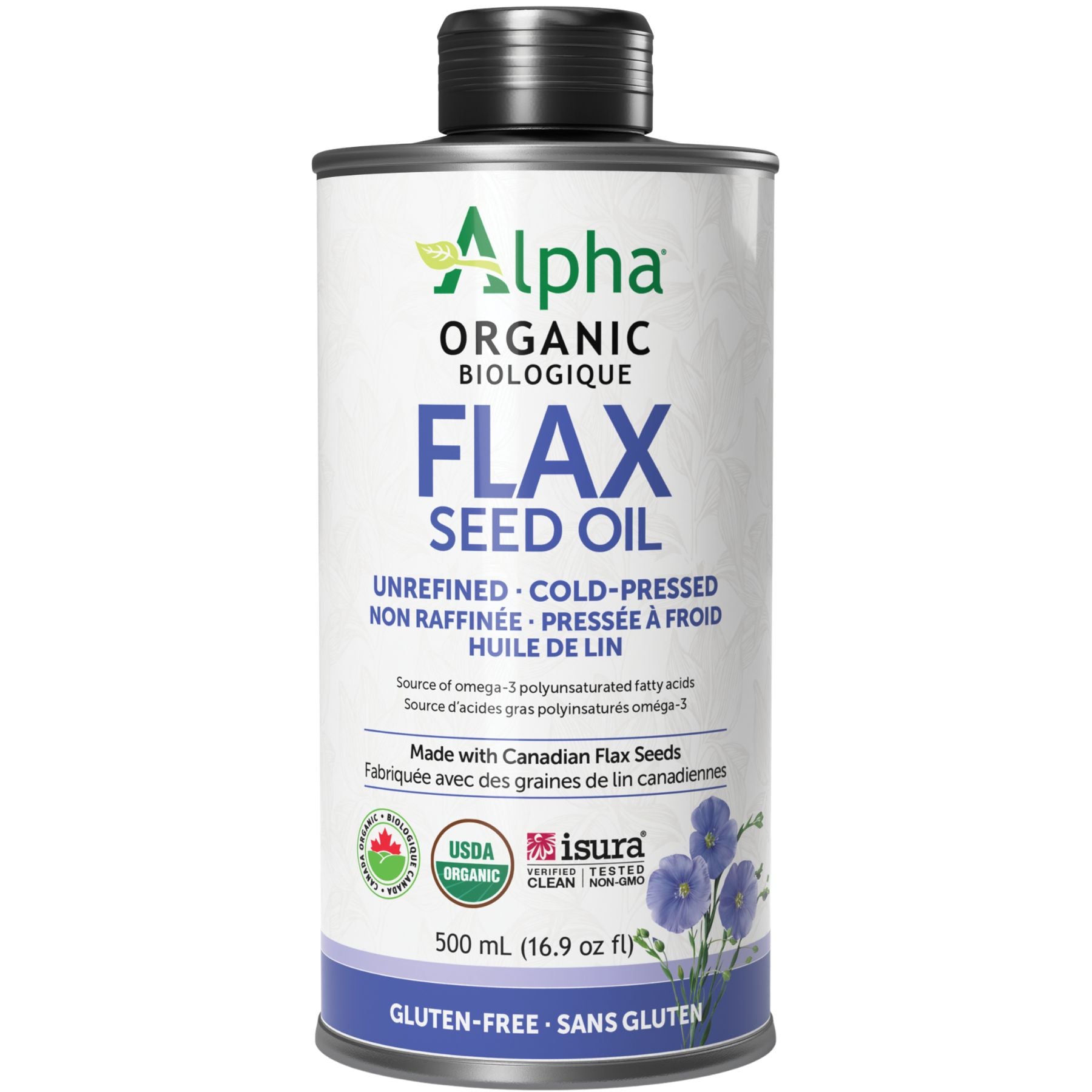 Alpha Organic Flaxseed Oil 500mL