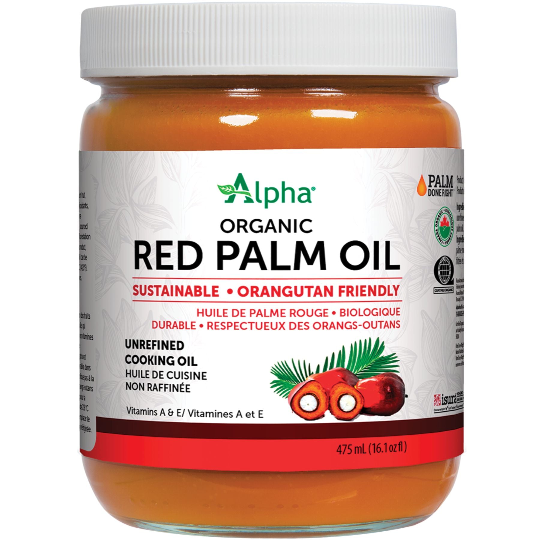 Alpha Organic Red Palm Oil 475mL