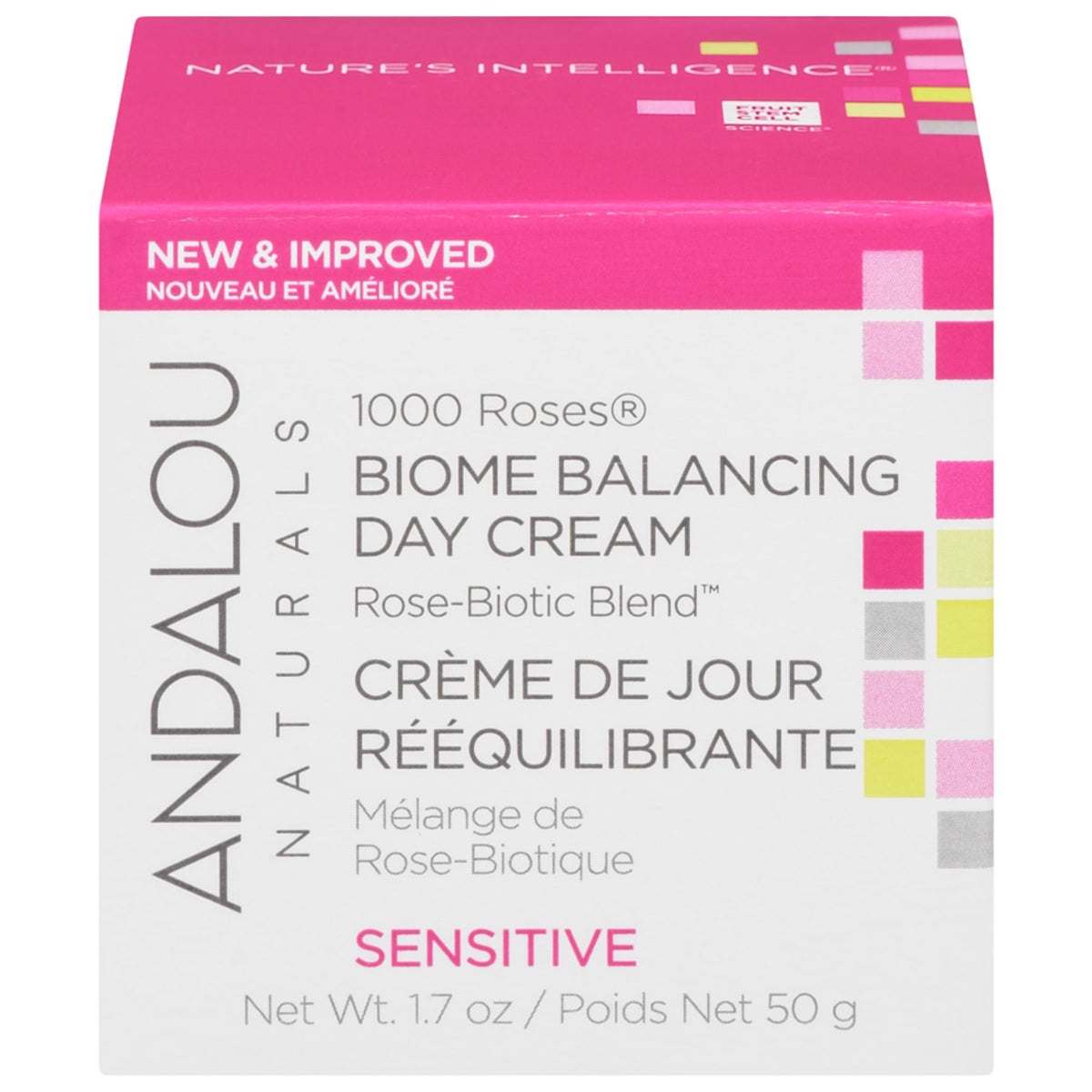Andalou 1000 Roses Biome Balancing Day Cream 50g