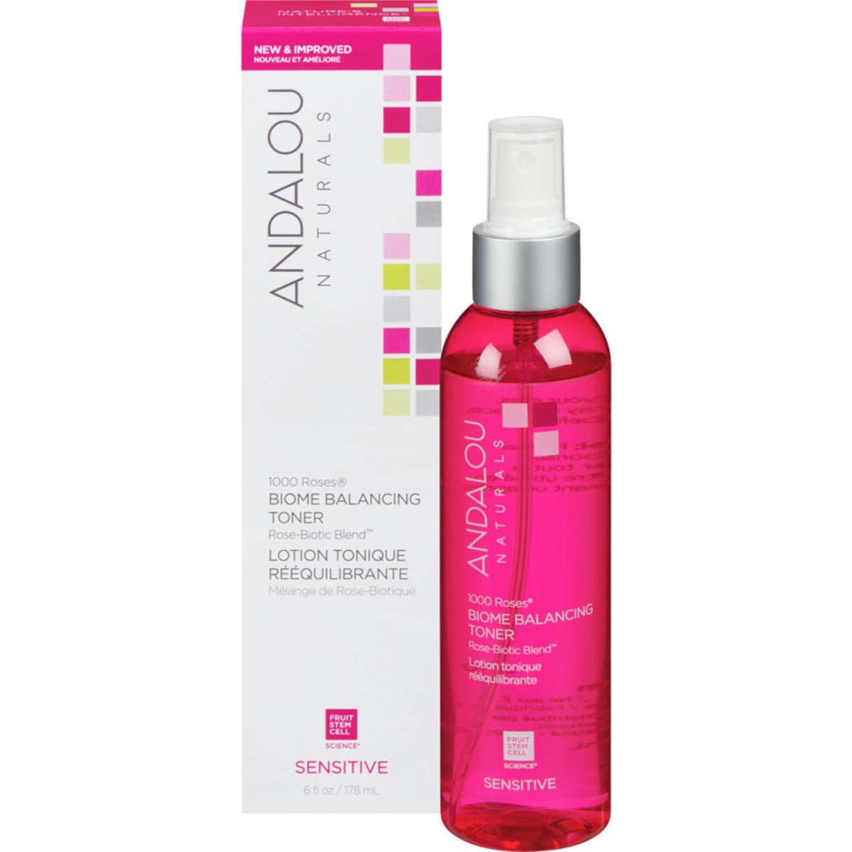 Andalou 1000 Roses Biome Balancing Toner 178mL